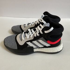 adidas Marquee Boost Mid Core Black Mens Sneakers Sz 11 BB7822
